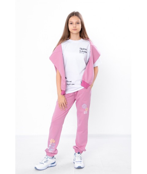 Pants for girls Wear Your Own 152 Pink (6060-057-33-5-v81)