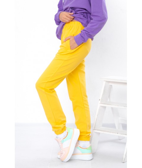 Pants for girls Wear Your Own 134 Yellow (6060-057-5-v95)
