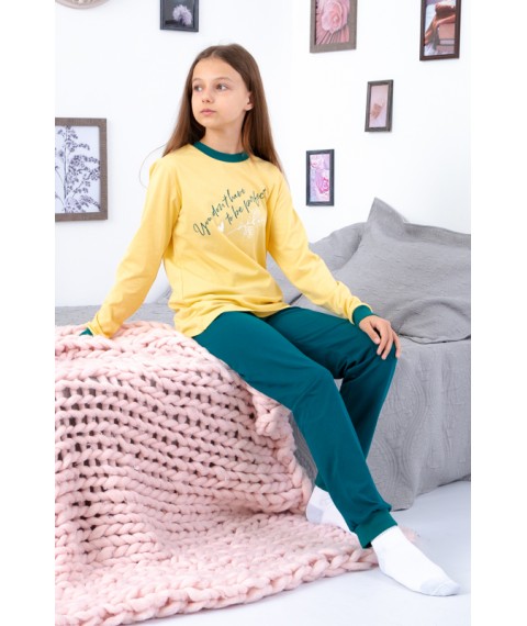 Піжама для дівчинки (підліткова) Носи Своє 158 Зелений (6076-001-33-2-1-v22)