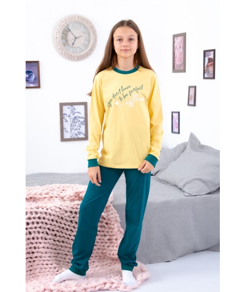 Pajamas for girls (teens) Wear Your Own 152 Green (6076-001-33-2-1-v17)
