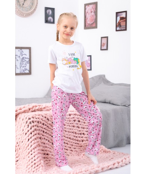 Pajamas for girls Wear Your Own 122 Pink (6076-002-33-3-v5)