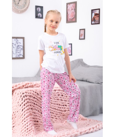 Pajamas for girls Wear Your Own 110 Pink (6076-002-33-3-v1)