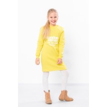 Tunic for girls "WILD SOUL" Wear Your Own 128 Yellow (6084-025-33-1-v19)