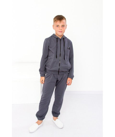 Boy's suit with patch (teen) Wear Your Own 170 Gray (6173-057-v21)