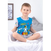 Піжама для хлопчика (футболка+шорти) Носи Своє 122 Сірий (6245-002-33-v5)