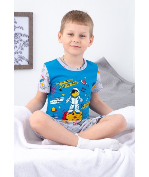 Піжама для хлопчика (футболка+шорти) Носи Своє 110 Сірий (6245-002-33-v9)