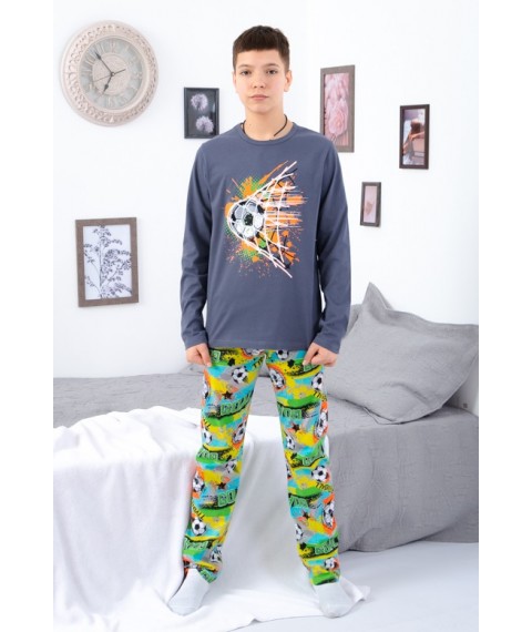 Pajamas for boys (teens) Wear Your Own 170 Gray (6347-002-33-1-v29)