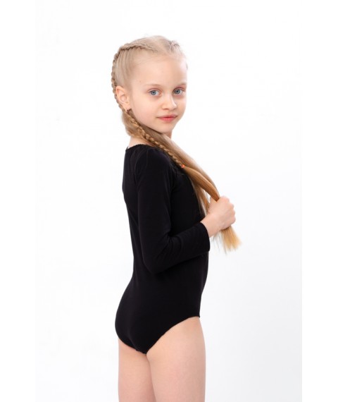 Sports swimsuit for girls Wear Your Own 140 Black (6360-036-v13)