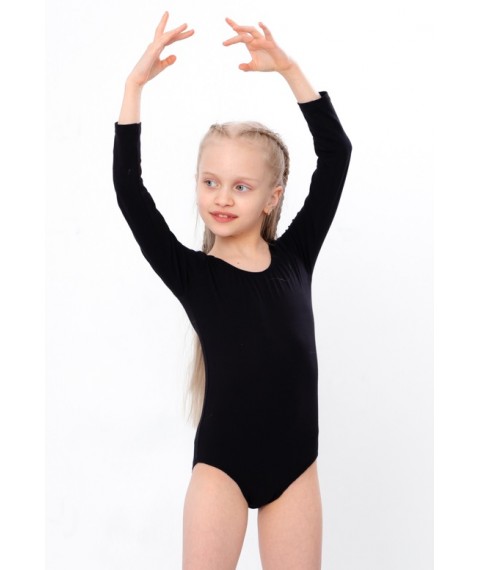 Sports swimsuit for girls Wear Your Own 134 Black (6360-036-v11)