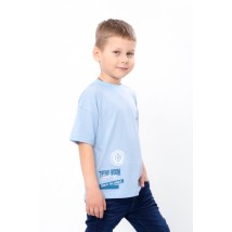 T-shirt for a boy Wear Your Own 110 Blue (6414-001-33-4-v1)