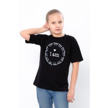 T-shirt for girls Wear Your Own 110 Black (6414-001-33-5-v0)