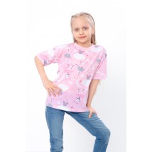 T-shirt for girls Wear Your Own 110 Pink (6414-002-5-v0)