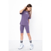 Комплект для дівчинки підлітковий (футболка+велосипедки) Носи Своє 164 Фіолетовий (6420-036-33-1-v9)