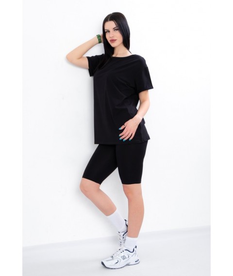 Women's set (T-shirt + bicycles) Wear Your Own 50 Black (8138-036-v32)
