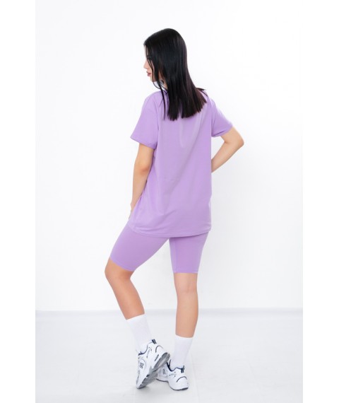 Комплект жіночий (футболка+велосипедки) Носи Своє 52 Фіолетовий (8138-036-v59)