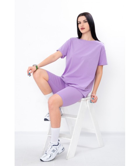 Women's set (T-shirt + bicycles) Wear Your Own 52 Purple (8138-036-v59)