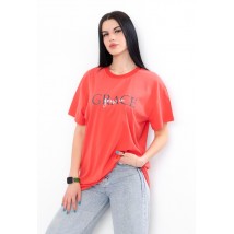 Women's T-shirt Wear Your Own 44 Orange (8384-001-33-v11)