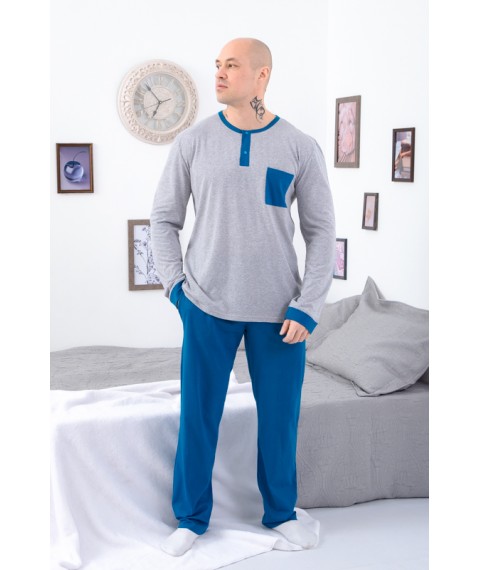 Men's pajamas Wear Your Own 54 Turquoise (8625-001-v11)