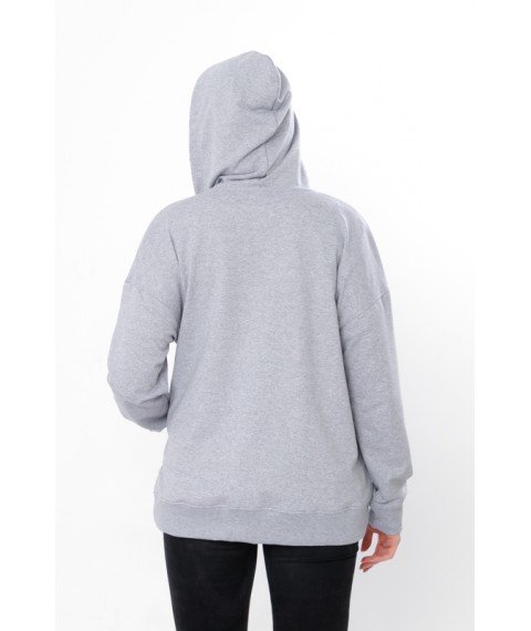 Zip Hoodie for Women (Oversize) Wear Your Own S/172 Gray (3357-057-v2)