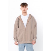 Men's zip hoodie (oversize) Nosy Svoye S/179 Beige (3365-057-v0)