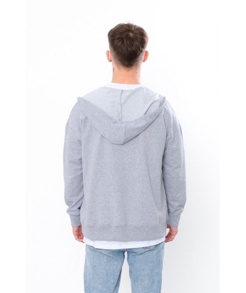 Zip Hoodie for Men (Oversize) Wear Your Own M/183 Gray (3365-057-v3)