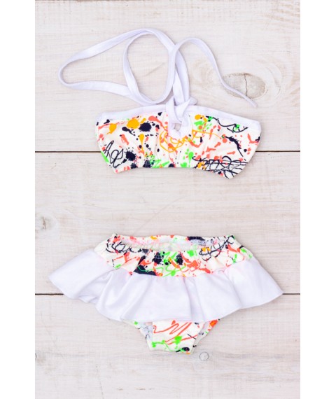 Swimwear for girls Wear Your Own 98 White (4000-043-v7)