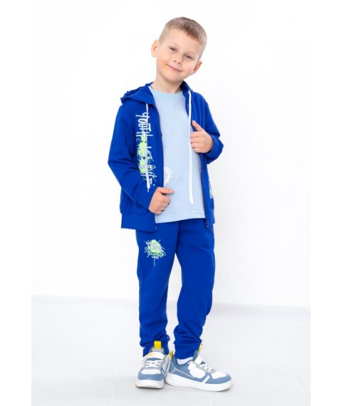 Suit for a boy Wear Your Own 116 Blue (6018-057-33-6-v6)