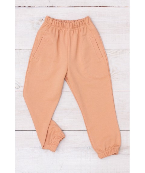Pants for girls Wear Your Own 104 Beige (6060-057-5-v19)