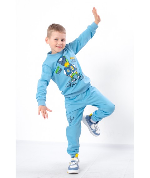 Suit for a boy Wear Your Own 134 Blue (6063-057-33-9-v13)