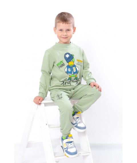 Suit for a boy Wear Your Own 128 Green (6063-057-33-9-v9)