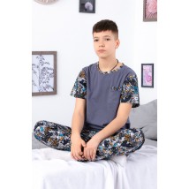 Піжама для хлопчика (підліткова) Носи Своє 170 Сірий (6076-002-1-v31)