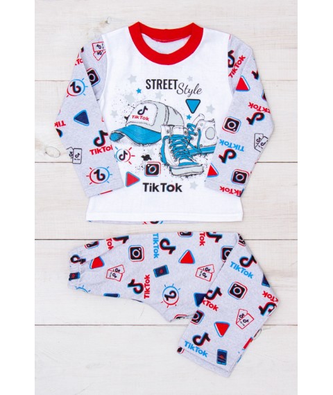 Boys' pajamas Wear Your Own 92 Red (6076-024-33-4-v68)