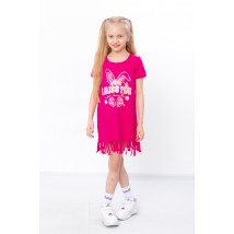 Dress for a girl Wear Your Own 128 Raspberry (6192-036-33-v31)