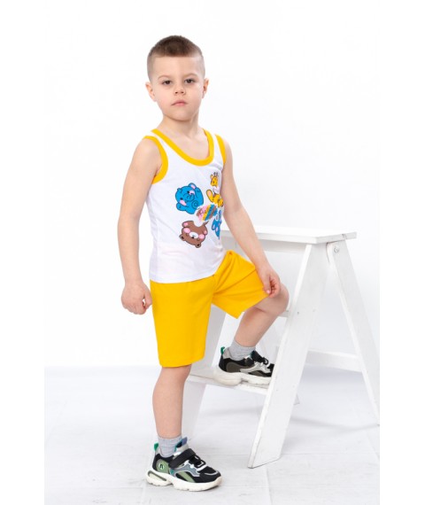 Комплект для хлопчика (майка+шорти) Носи Своє 104 Жовтий (6202-001-33-4-v12)