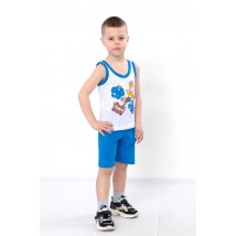 Комплект для хлопчика (майка+шорти) Носи Своє 92 Блакитний (6202-001-33-4-v6)