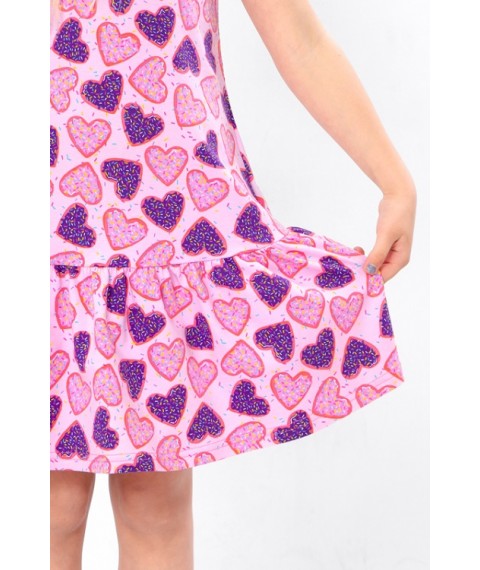 Сукня для дівчинки Носи Своє 134 Рожевий (6207-043-v8)