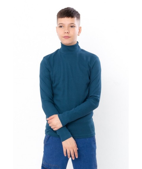 Turtleneck for a boy (teenager) Wear Your Own 146 Blue (6238-019-1-v17)