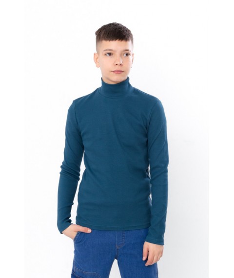 Turtleneck for a boy (teenager) Wear Your Own 146 Blue (6238-019-1-v17)