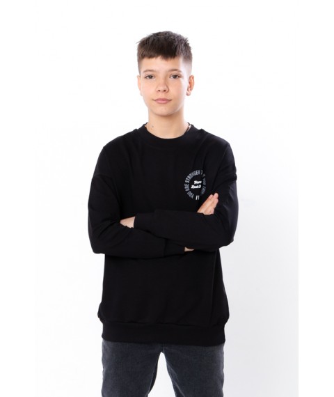 Sweatshirt for a boy (teen) Wear Your Own 158 Black (6393-057-33-1-v10)