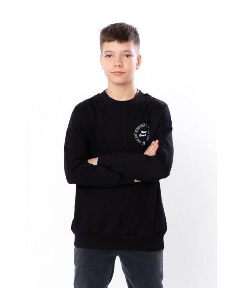 Sweatshirt for a boy (teen) Wear Your Own 146 Black (6393-057-33-1-v4)