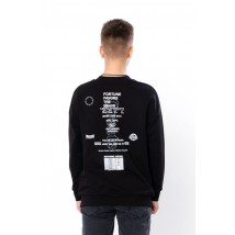 Sweatshirt for a boy (teen) Wear Your Own 152 Black (6393-057-33-1-v7)