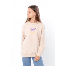 Sweatshirt for girls (teens) Wear Your Own 152 Beige (6393-057-33-2-v8)