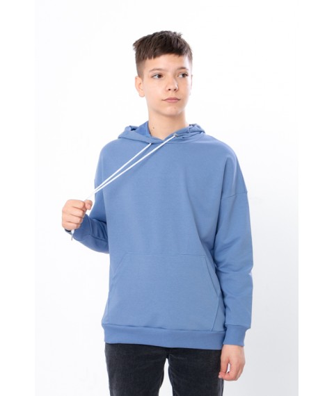 Hoodie for boy (teen) Wear Your Own 164 Blue (6394-057-1-v14)