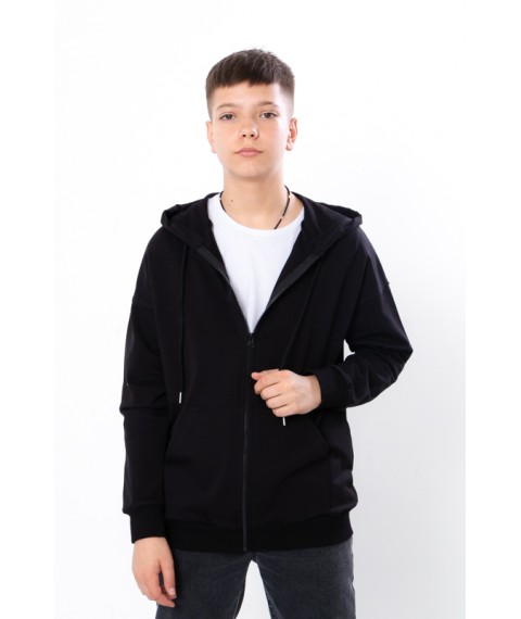 Boy's Hoodie (Teen) Wear Your Own 170 Black (6395-057-1-v15)