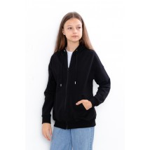 Hoodie for girls (teen) Wear Your Own 158 Black (6395-057-2-v9)