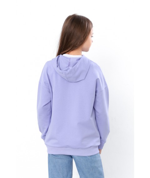 Hoodie for girls (teen) Wear Your Own 140 Purple (6395-057-2-v2)