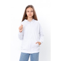 Худі для дівчинки (підлітковий) Носи Своє 146 Білий (6395-057-2-v4)