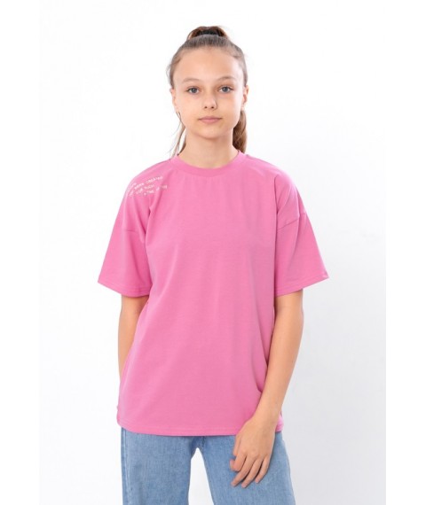 T-shirt for girls (teens) Wear Your Own 140 Pink (6414-036-22-2-v2)