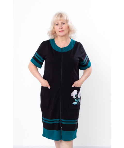 Women's dressing gown Wear Your Own 52 Black (8112-001-33-v14)