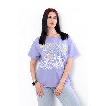 Women's T-shirt Wear Your Own 54 Violet (8127-057-33-v99)